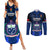 Custom Samoa Rugby Couples Matching Summer Maxi Dress and Long Sleeve Button Shirts World Cup 2023 Go Champions Manu Samoa - Wonder Print Shop