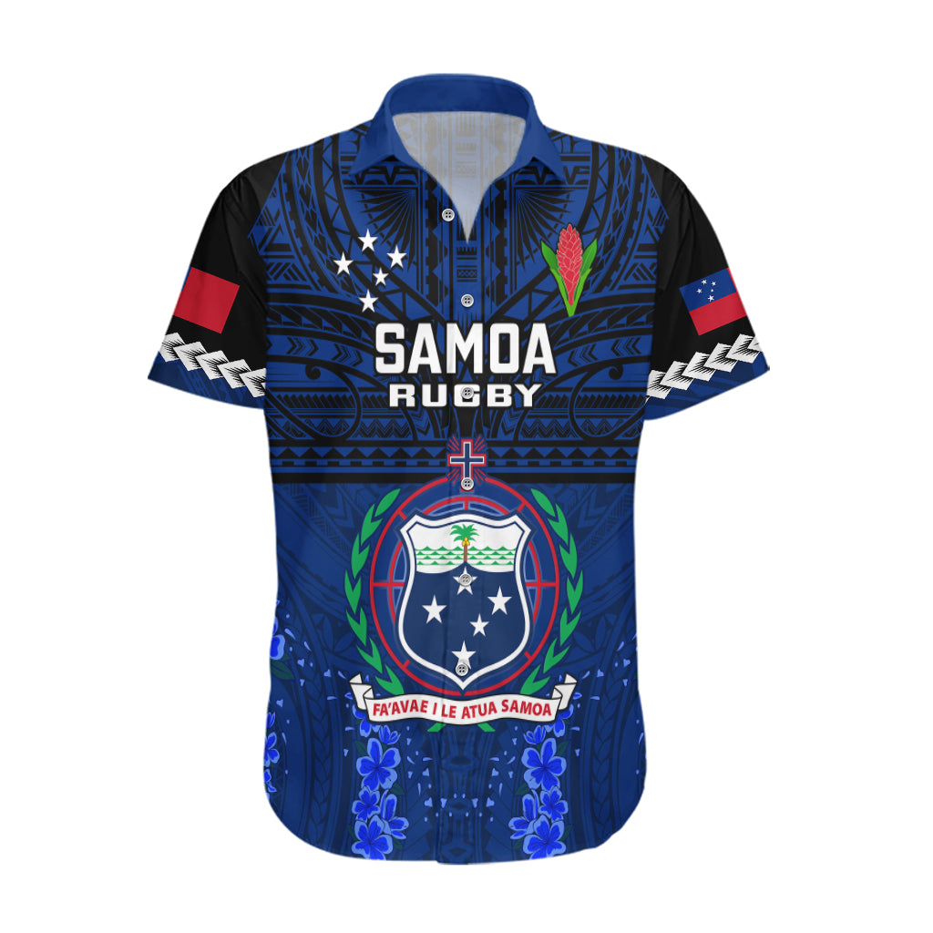 Custom Samoa Rugby Hawaiian Shirt World Cup 2023 Go Champions Manu Samoa - Wonder Print Shop