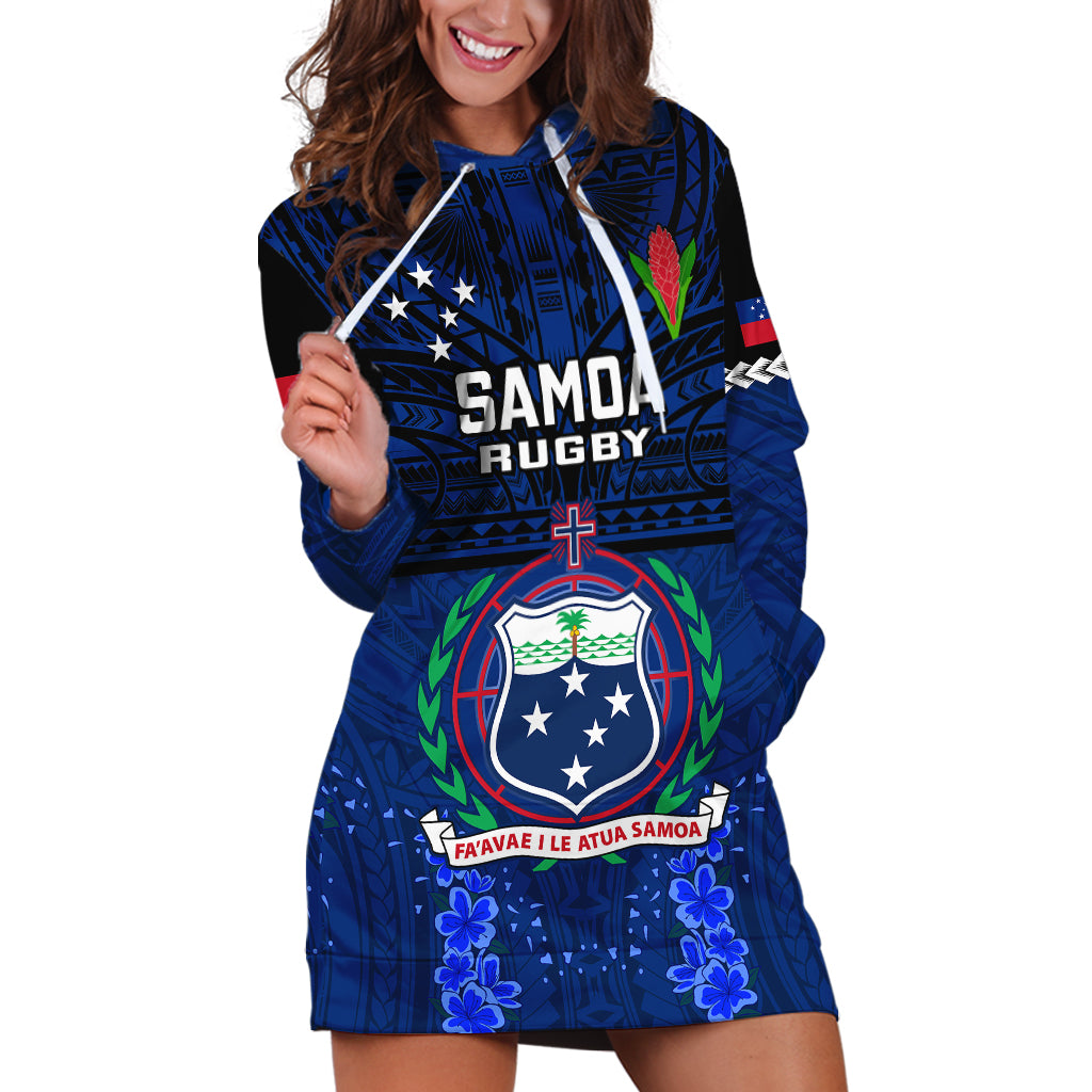 Custom Samoa Rugby Hoodie Dress World Cup 2023 Go Champions Manu Samoa - Wonder Print Shop