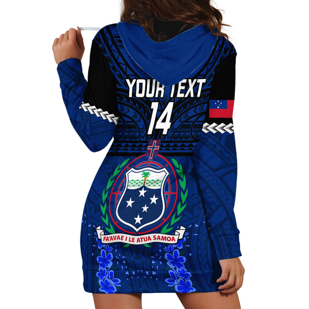 Custom Samoa Rugby Hoodie Dress World Cup 2023 Go Champions Manu Samoa - Wonder Print Shop