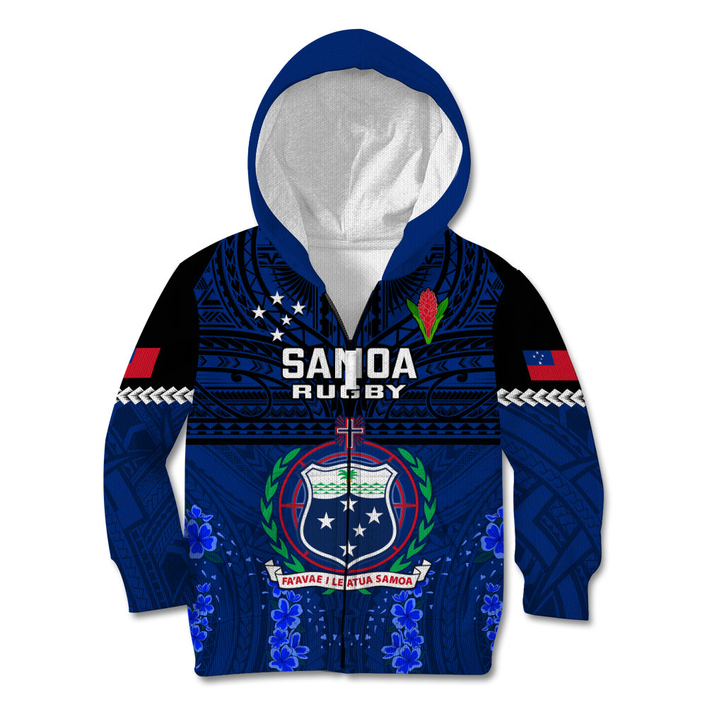Custom Samoa Rugby Kid Hoodie World Cup 2023 Go Champions Manu Samoa - Wonder Print Shop