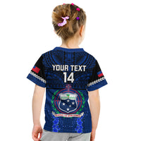 Custom Samoa Rugby Kid T Shirt World Cup 2023 Go Champions Manu Samoa - Wonder Print Shop