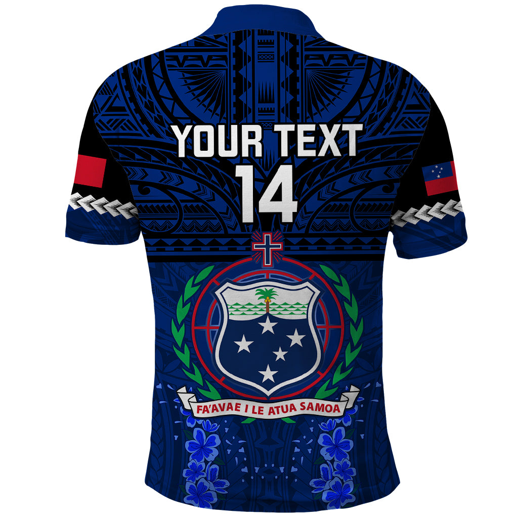 Custom Samoa Rugby Polo Shirt World Cup 2023 Go Champions Manu Samoa - Wonder Print Shop