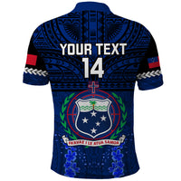 Custom Samoa Rugby Polo Shirt World Cup 2023 Go Champions Manu Samoa - Wonder Print Shop
