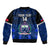 Custom Samoa Rugby Sleeve Zip Bomber Jacket World Cup 2023 Go Champions Manu Samoa - Wonder Print Shop