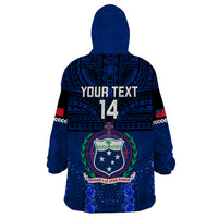 Custom Samoa Rugby Wearable Blanket Hoodie World Cup 2023 Go Champions Manu Samoa - Wonder Print Shop