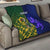 Custom South Africa And Scotland Rugby Quilt Springboks Thistle Together - Wonder Print Shop