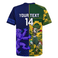 Custom South Africa And Scotland Rugby Rugby Jersey Springboks Thistle Together - Wonder Print Shop