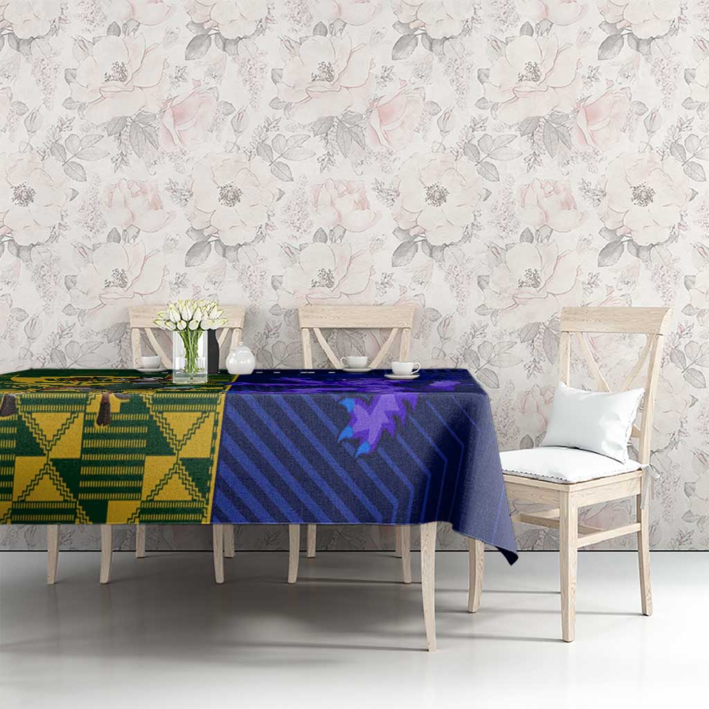 Custom South Africa And Scotland Rugby Tablecloth Springboks Thistle Together - Wonder Print Shop