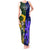 Custom South Africa And Scotland Rugby Tank Maxi Dress Springboks Thistle Together - Wonder Print Shop