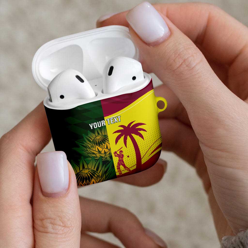 South Africa West Indies Cricket Custom AirPods Case Proteas Windies Together - Wonder Print Shop