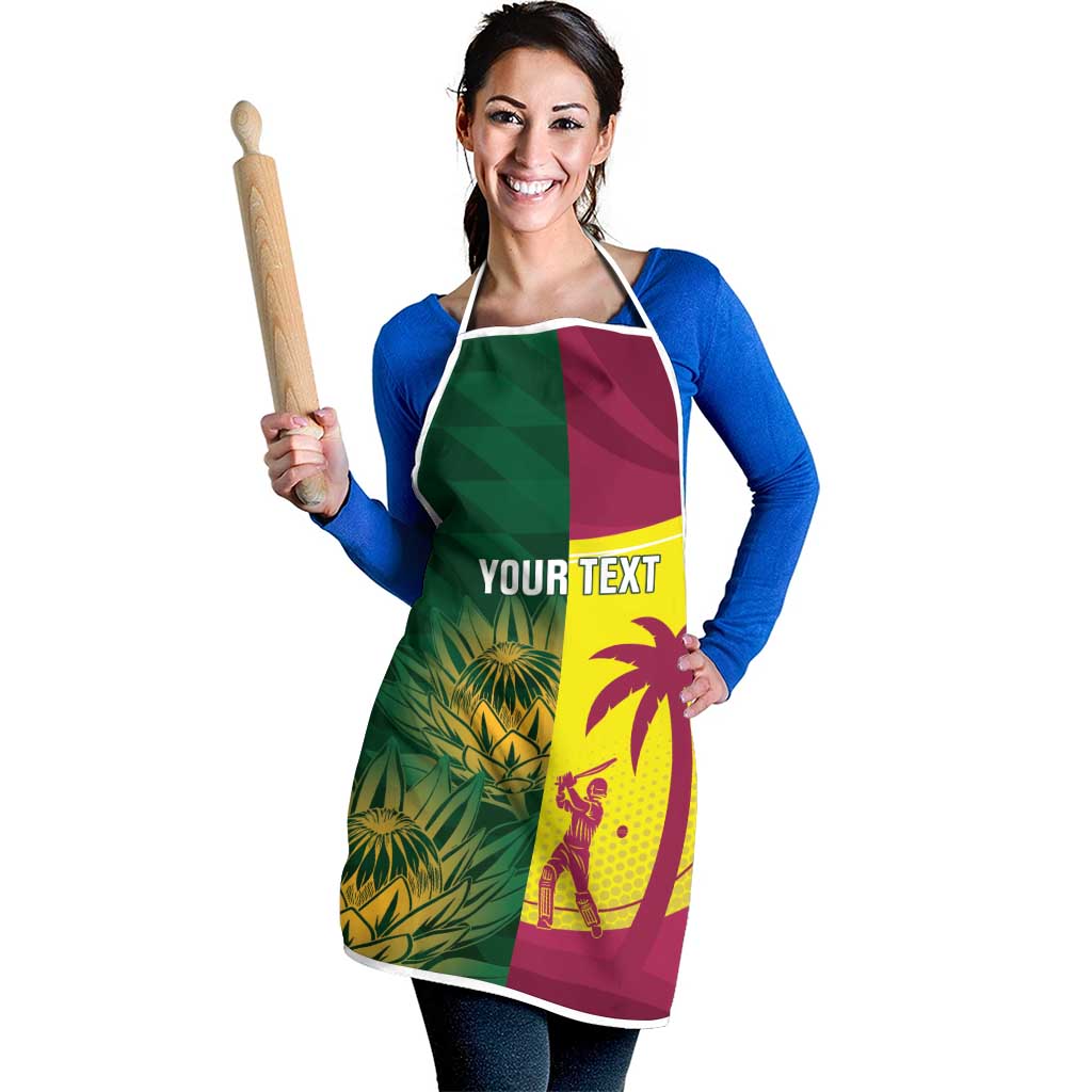 South Africa West Indies Cricket Custom Apron Proteas Windies Together - Wonder Print Shop