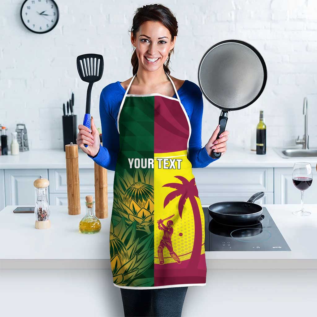 South Africa West Indies Cricket Custom Apron Proteas Windies Together - Wonder Print Shop