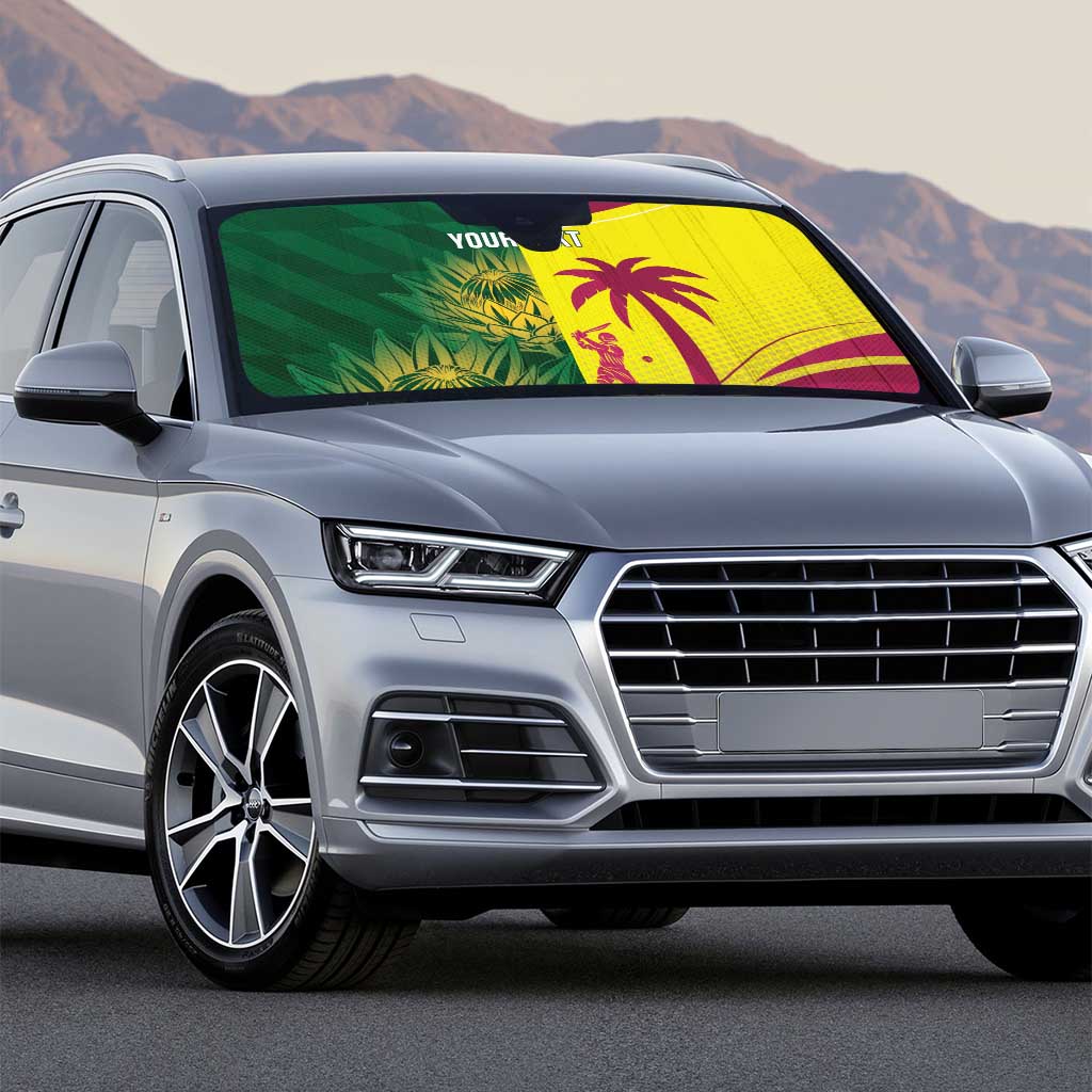 South Africa West Indies Cricket Custom Auto Sun Shade Proteas Windies Together - Wonder Print Shop