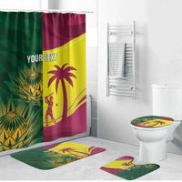 South Africa West Indies Cricket Custom Bathroom Set Proteas Windies Together - Wonder Print Shop