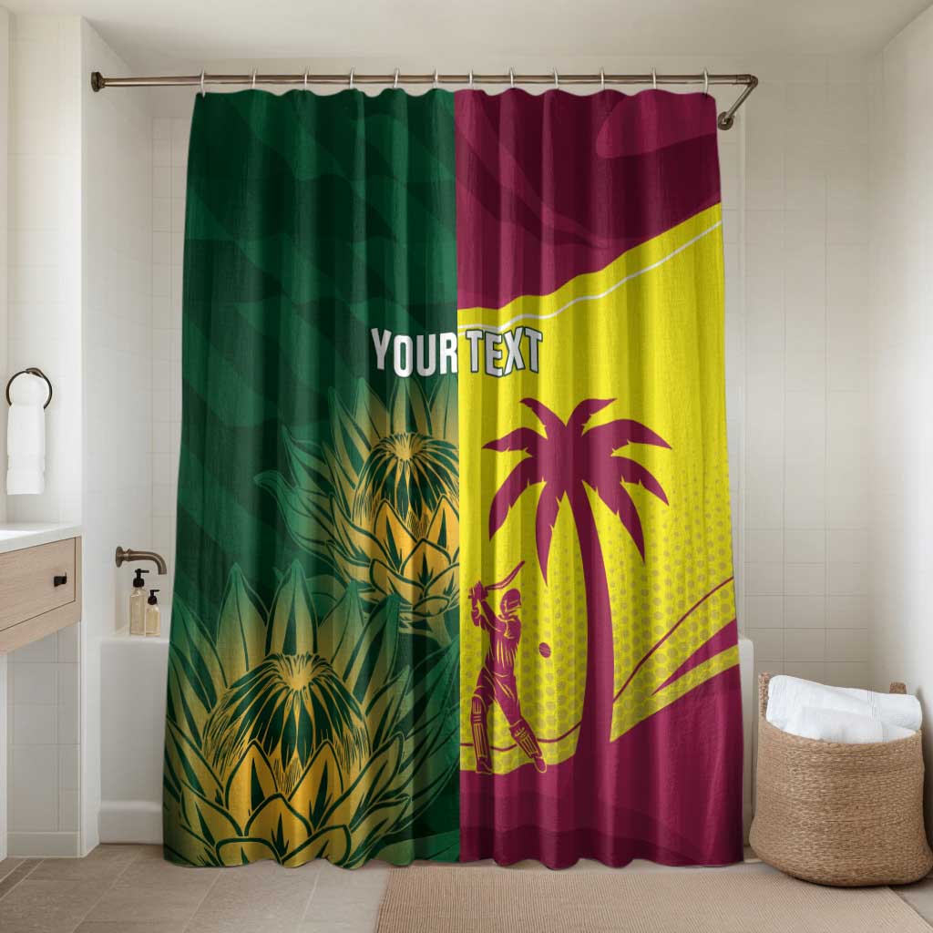 South Africa West Indies Cricket Custom Bathroom Set Proteas Windies Together - Wonder Print Shop