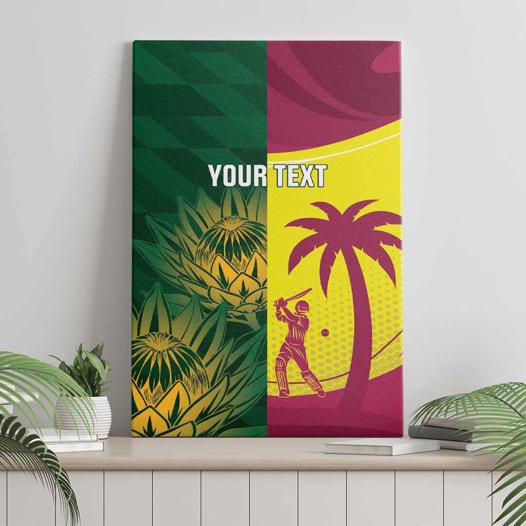 South Africa West Indies Cricket Custom Canvas Wall Art Proteas Windies Together - Wonder Print Shop