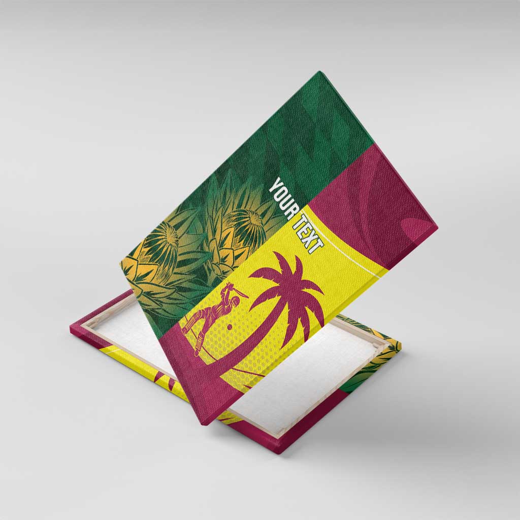 South Africa West Indies Cricket Custom Canvas Wall Art Proteas Windies Together - Wonder Print Shop