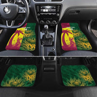 South Africa West Indies Cricket Custom Car Mats Proteas Windies Together - Wonder Print Shop