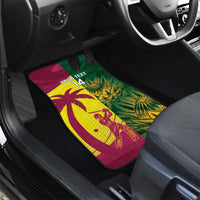 South Africa West Indies Cricket Custom Car Mats Proteas Windies Together - Wonder Print Shop