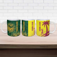 South Africa West Indies Cricket Ceramic Mug Proteas Windies Together - Wonder Print Shop