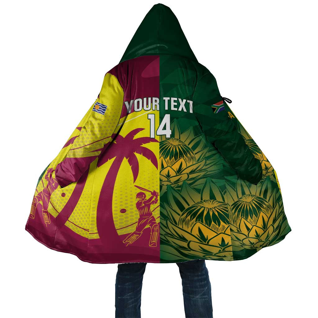 South Africa West Indies Cricket Custom Cloak Proteas Windies Together - Wonder Print Shop