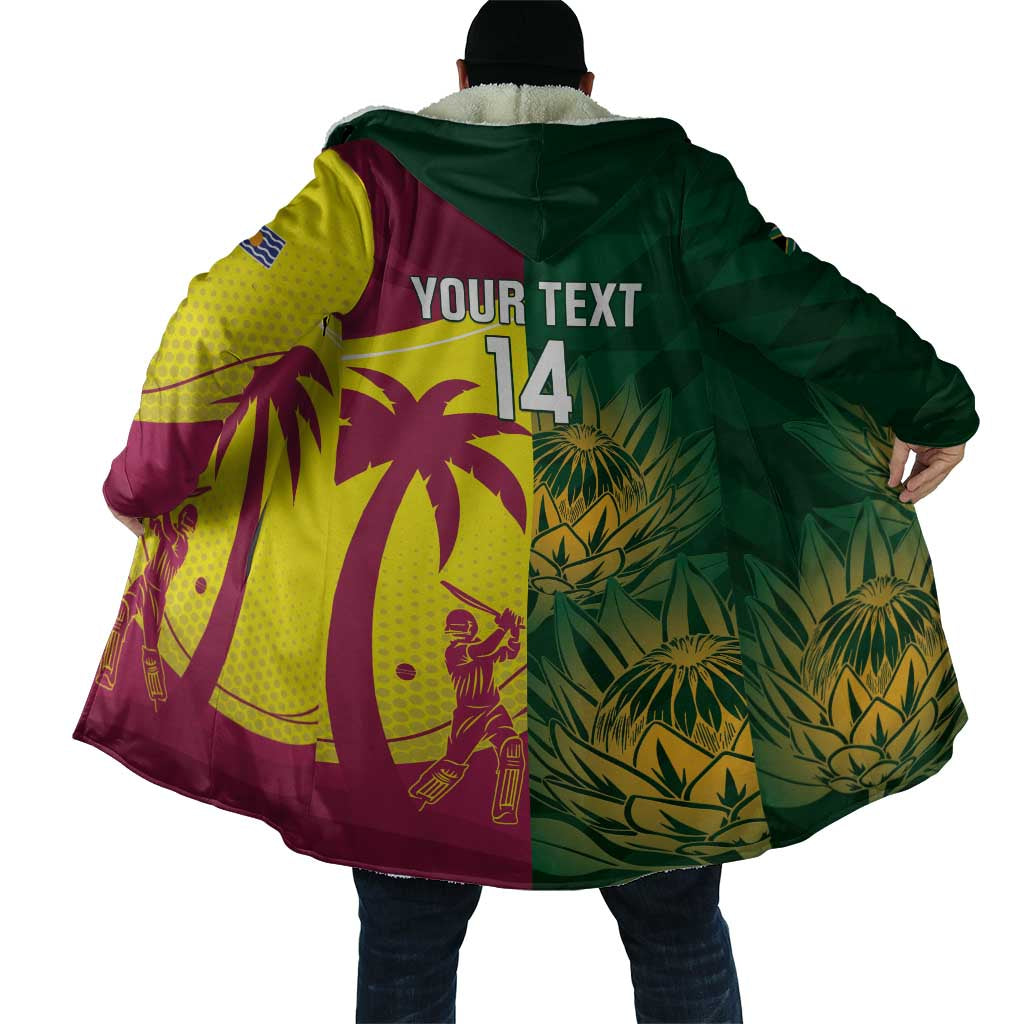 South Africa West Indies Cricket Custom Cloak Proteas Windies Together - Wonder Print Shop