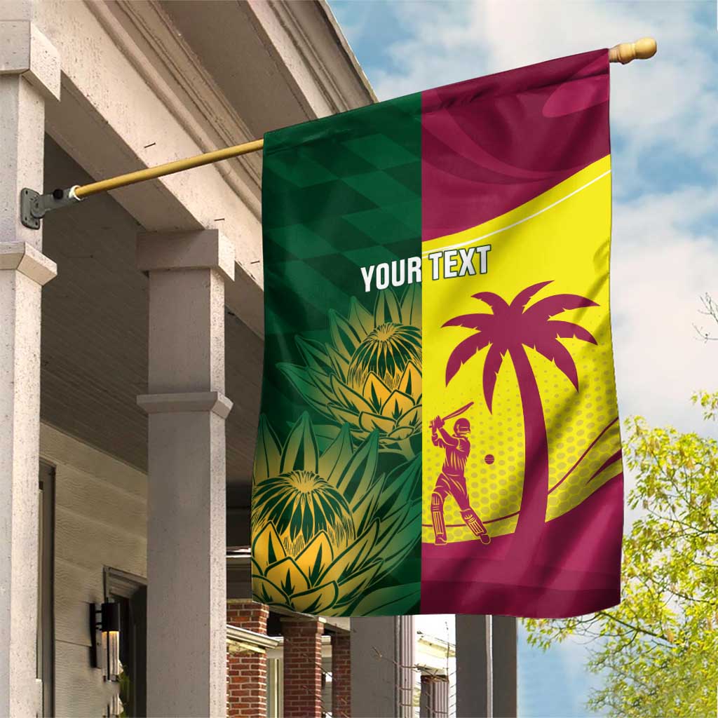 South Africa West Indies Cricket Custom Garden Flag Proteas Windies Together - Wonder Print Shop