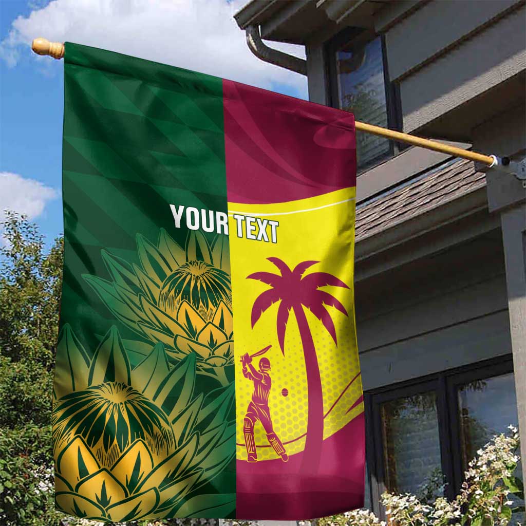 South Africa West Indies Cricket Custom Garden Flag Proteas Windies Together - Wonder Print Shop
