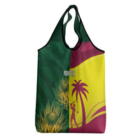 South Africa West Indies Cricket Custom Grocery Bag Proteas Windies Together - Wonder Print Shop