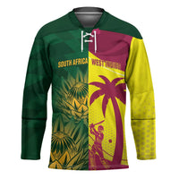 South Africa West Indies Cricket Custom Hockey Jersey Proteas Windies Together - Wonder Print Shop