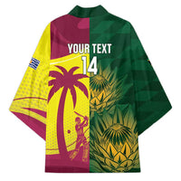 South Africa West Indies Cricket Custom Kimono Proteas Windies Together - Wonder Print Shop