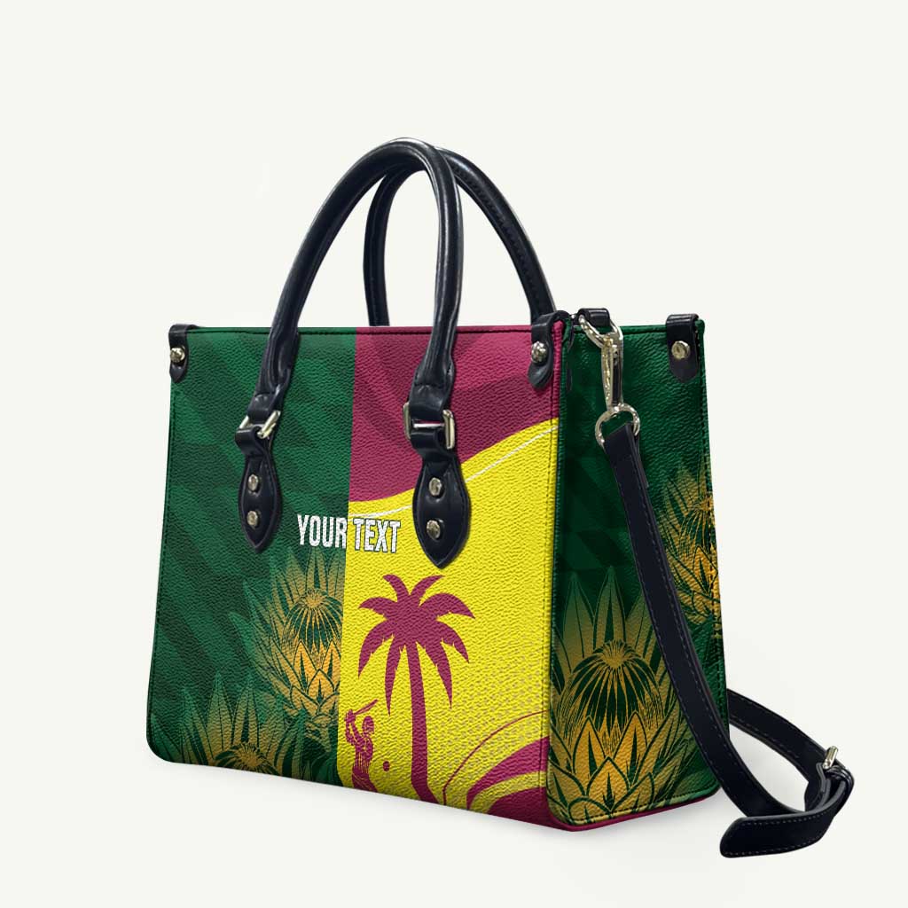 South Africa West Indies Cricket Custom Leather Bag Proteas Windies Together - Wonder Print Shop