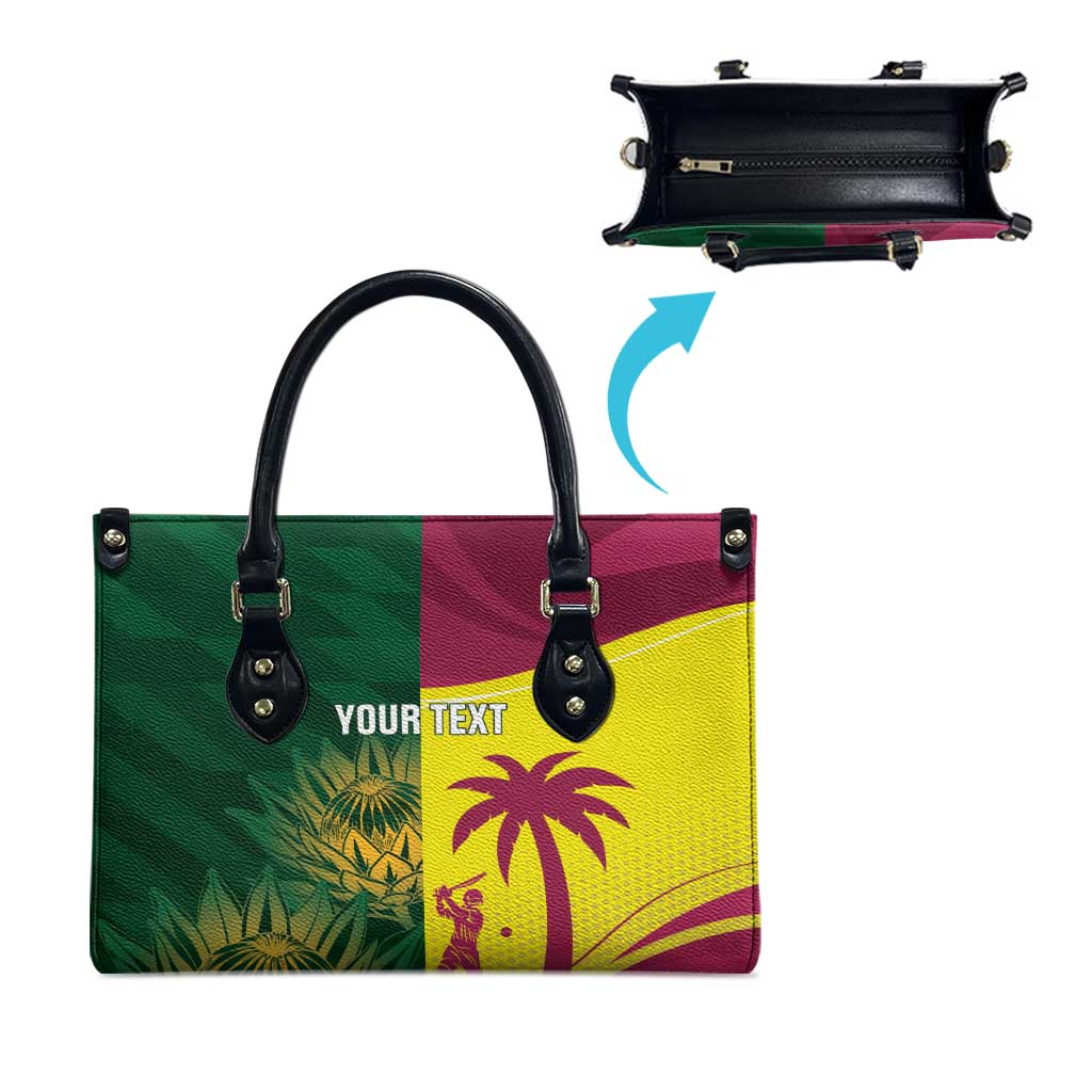 South Africa West Indies Cricket Custom Leather Bag Proteas Windies Together - Wonder Print Shop