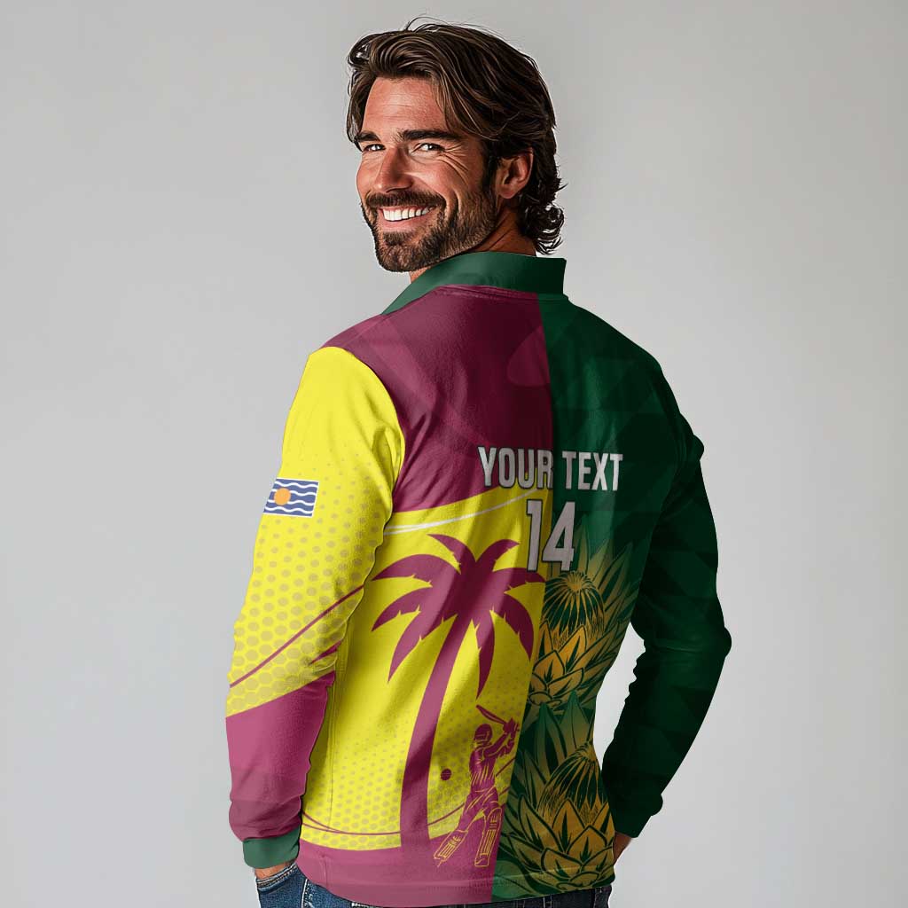 South Africa West Indies Cricket Custom Long Sleeve Polo Shirt Proteas Windies Together - Wonder Print Shop