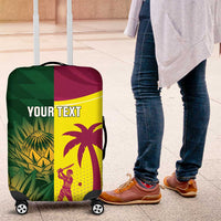 South Africa West Indies Cricket Custom Luggage Cover Proteas Windies Together - Wonder Print Shop