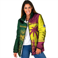 South Africa West Indies Cricket Custom Padded Jacket Proteas Windies Together - Wonder Print Shop