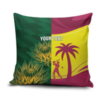 South Africa West Indies Cricket Custom Pillow Cover Proteas Windies Together - Wonder Print Shop