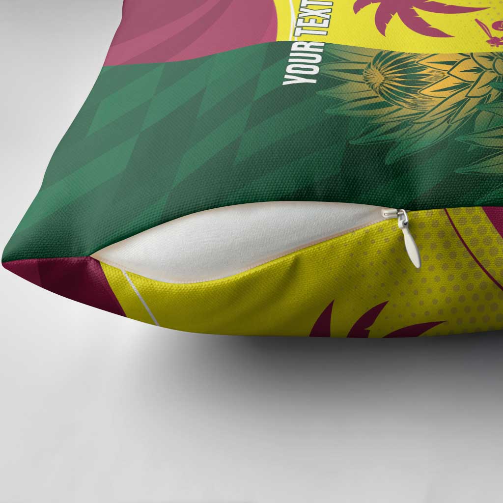South Africa West Indies Cricket Custom Pillow Cover Proteas Windies Together - Wonder Print Shop