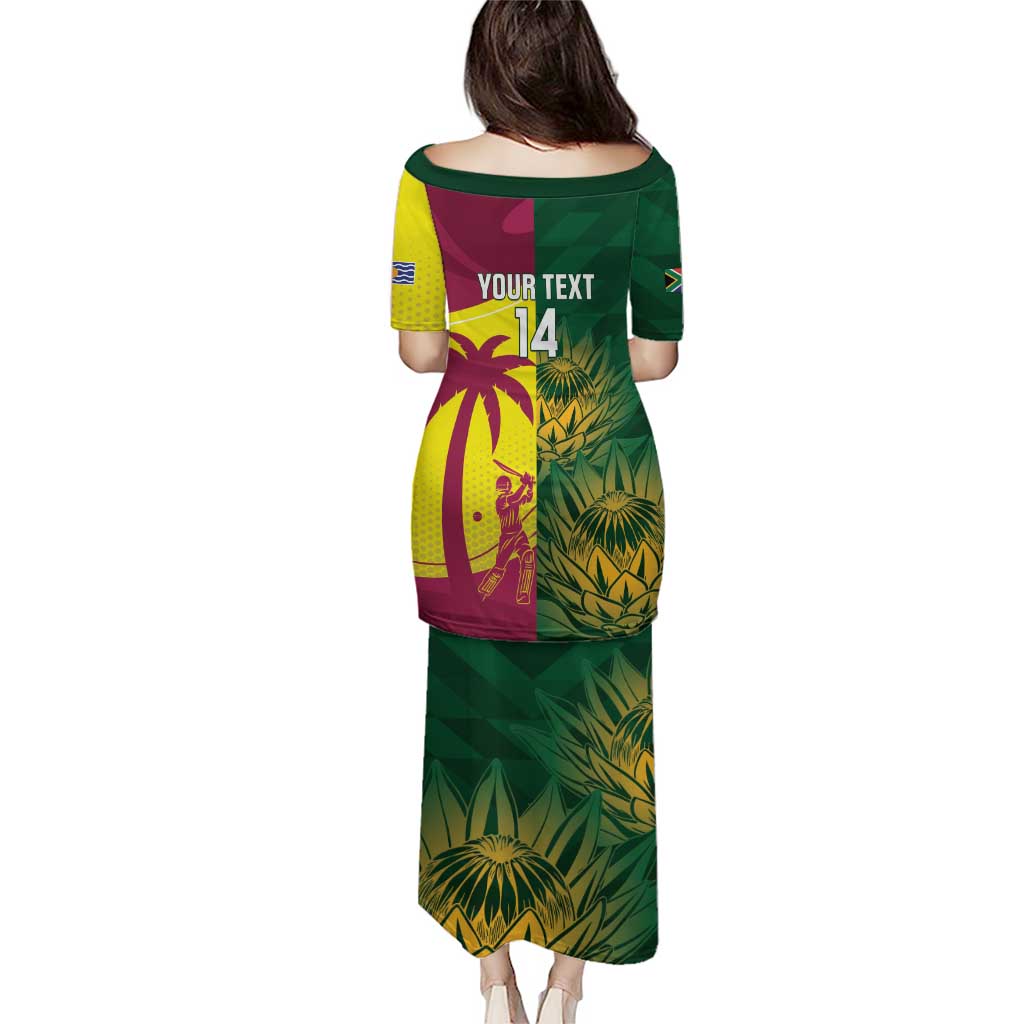 South Africa West Indies Cricket Custom Puletasi Proteas Windies Together - Wonder Print Shop