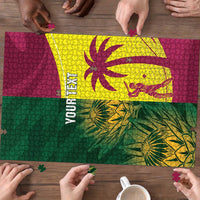 South Africa West Indies Cricket Custom Puzzle Proteas Windies Together - Wonder Print Shop