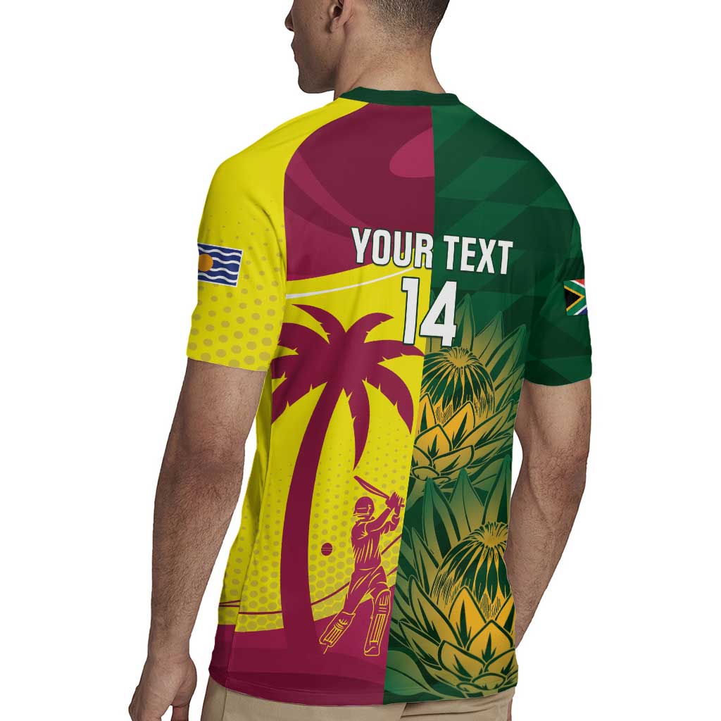 South Africa West Indies Cricket Custom Rugby Jersey Proteas Windies Together - Wonder Print Shop