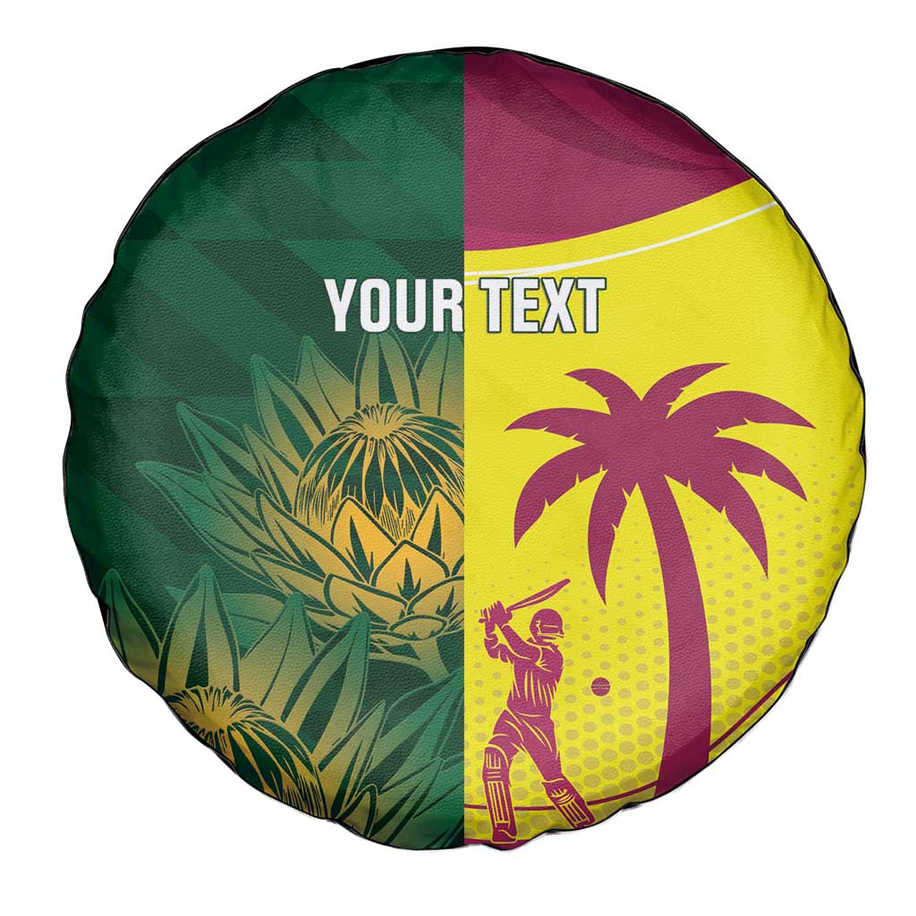 South Africa West Indies Cricket Custom Spare Tire Cover Proteas Windies Together - Wonder Print Shop