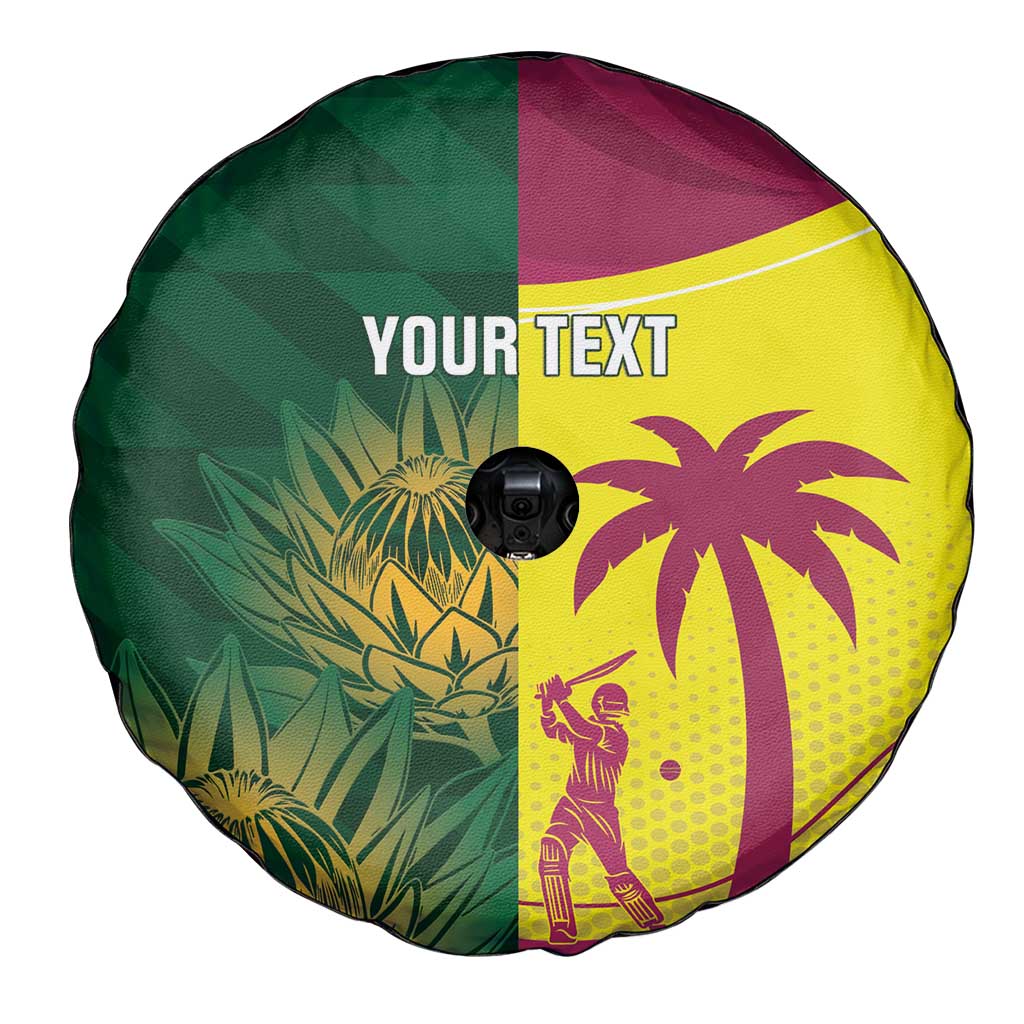 South Africa West Indies Cricket Custom Spare Tire Cover Proteas Windies Together - Wonder Print Shop