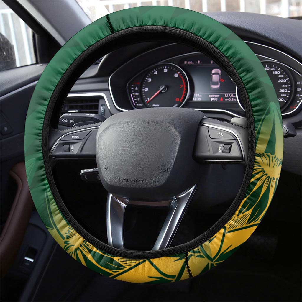 South Africa West Indies Cricket Steering Wheel Cover Proteas Windies Together - Wonder Print Shop
