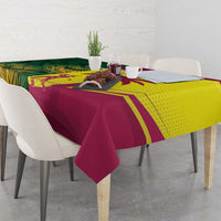 South Africa West Indies Cricket Custom Tablecloth Proteas Windies Together - Wonder Print Shop