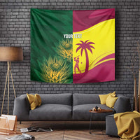 South Africa West Indies Cricket Custom Tapestry Proteas Windies Together - Wonder Print Shop