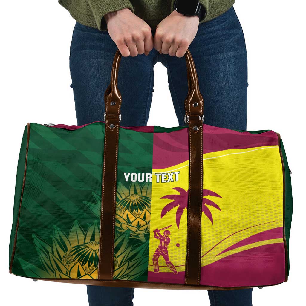 South Africa West Indies Cricket Custom Travel Bag Proteas Windies Together - Wonder Print Shop