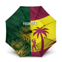 South Africa West Indies Cricket Custom Umbrella Proteas Windies Together - Wonder Print Shop