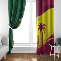 South Africa West Indies Cricket Custom Window Curtain Proteas Windies Together - Wonder Print Shop